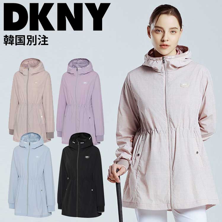DKNY 韓国別注 ゴルフ レディース ナイロン 機能性 ウィンドブレーカージャケット 韓国ファッション ゴルフウェアセット スポーツウェア ゴルフウェア|MINI MAX