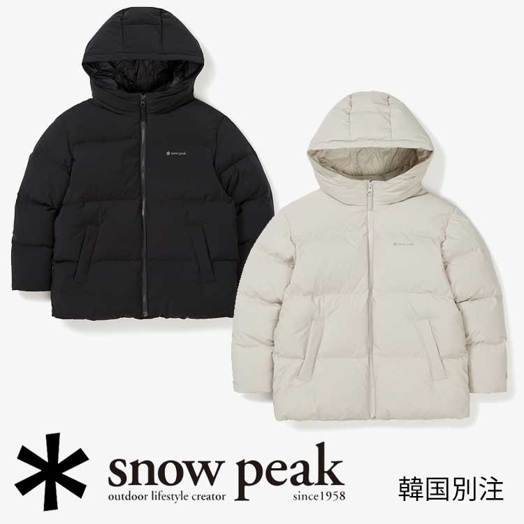 snow peak 韓国別注 スノーピーク プロキッズ ヘビー フード ダウン ジャケット キャンプ アウトドアウェア スノーピーク アパレル韓国ファッション スポーツウェア｜MINI MAX