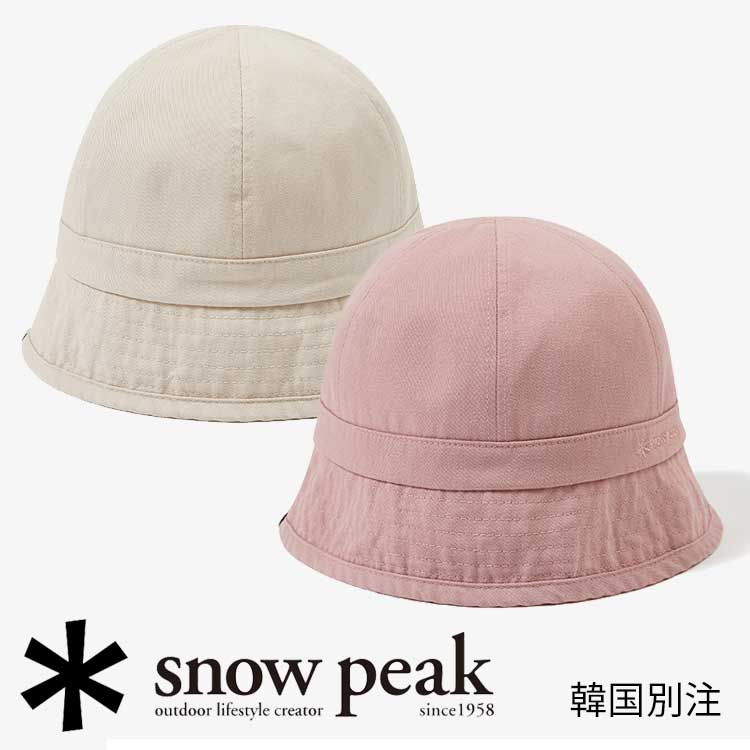 【楽天市場】snow peak 韓国別注 スノーピーク コットン ウーマンズ バケットハット キャンプ アウトドアウェア スノーピーク
