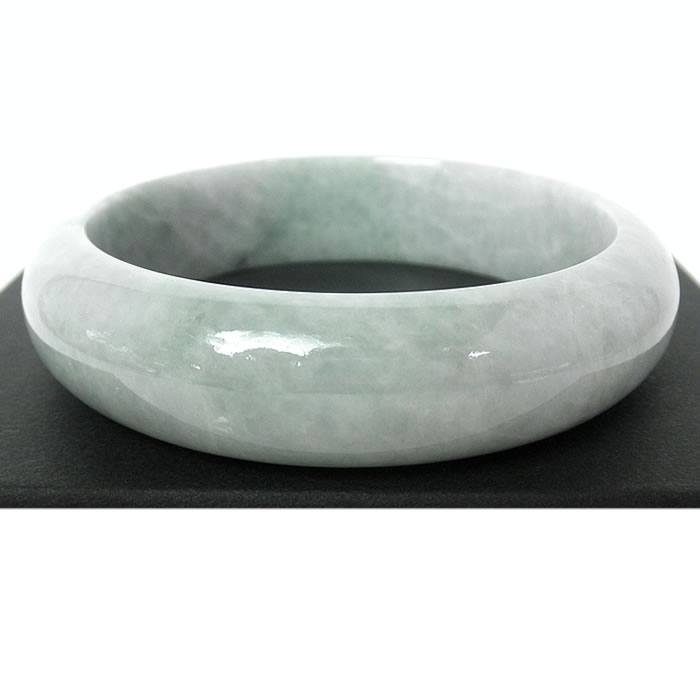 楽天市場】□龍香堂□☆美品！ミャンマー氷種翡翠バングル60mm