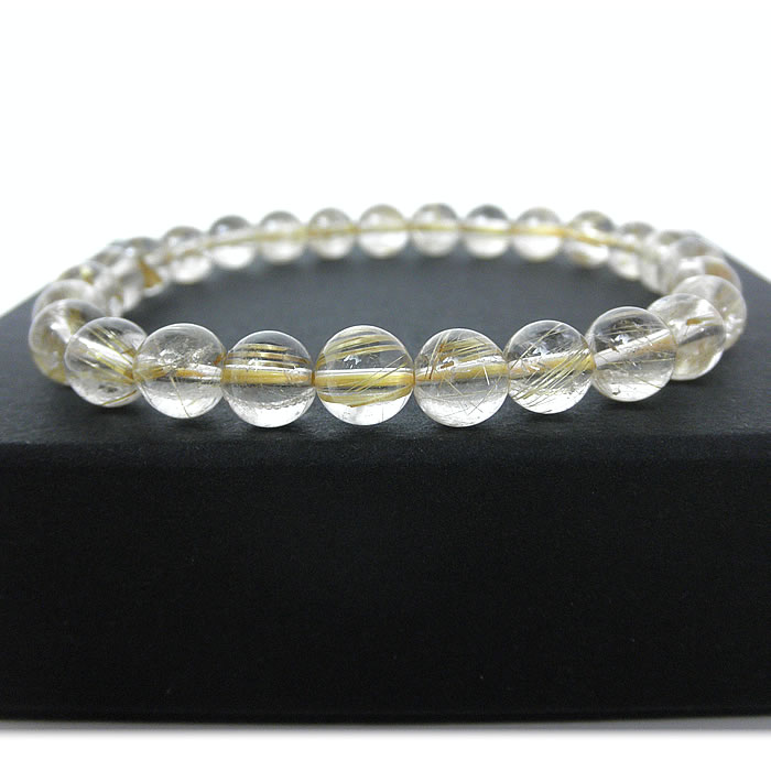 楽天市場】☆ルチルクォーツブレスレット【高級6mm珠】※LLサイズ