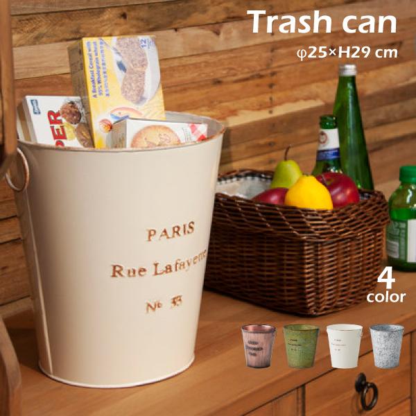 楽天市場】アンティーク調 ブリキバケツ風 ゴミ箱「Seaux