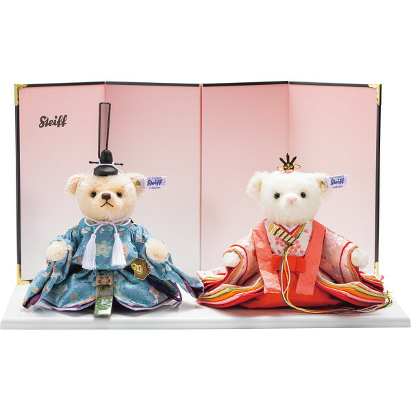 シュタイフ　ひな人形「桜うさぎ」　／節句