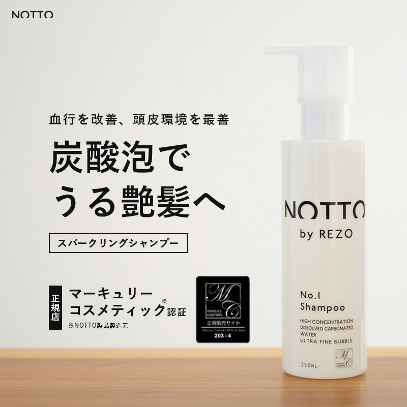 低廉 ノット シャンプー No.1 250ml NOTTO SHAMPOO no1 送料無料