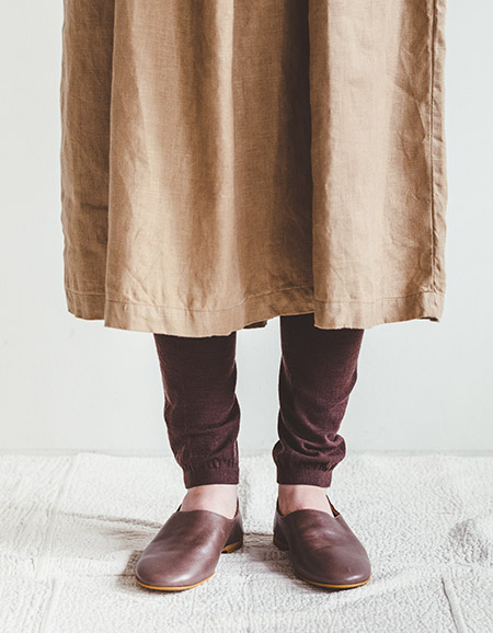 fog linen workフォグリネンワーク　麻ブラウンパンツ 楽天市場】fog linen work(フォグリネンワーク)WOOL LEGGINGS BROWN