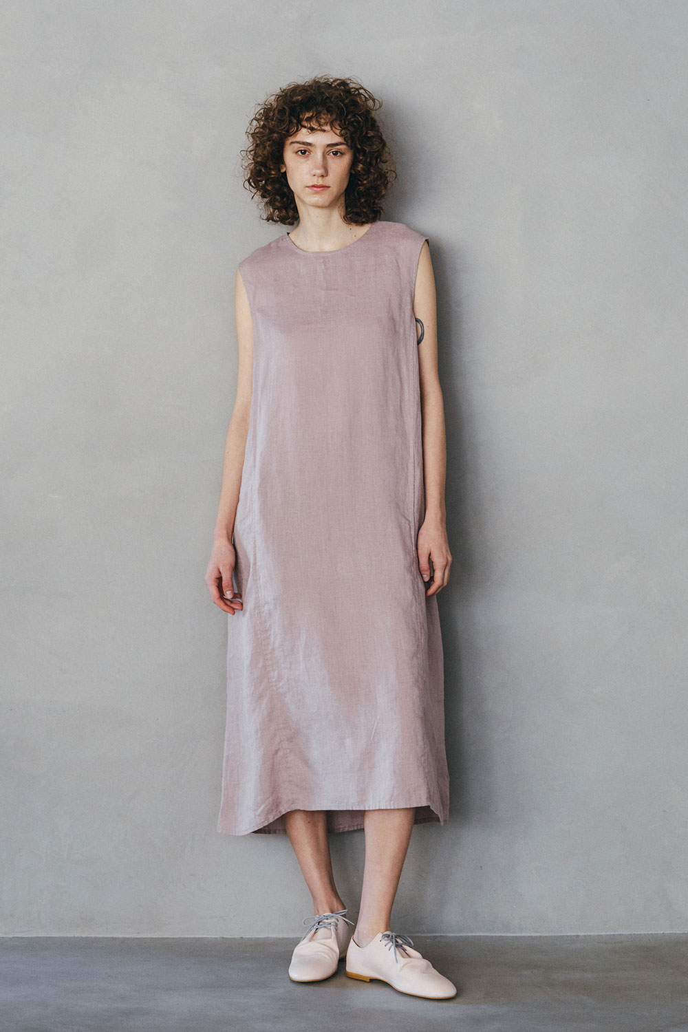 未使用品【*Linen ワンピース】 fog linen work フォグリネンワーク トゥーダ ワンピース リケン
