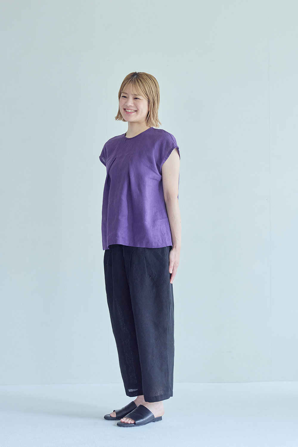 fog linen work LWC058-359  シンディー いの一番 *ミュール*