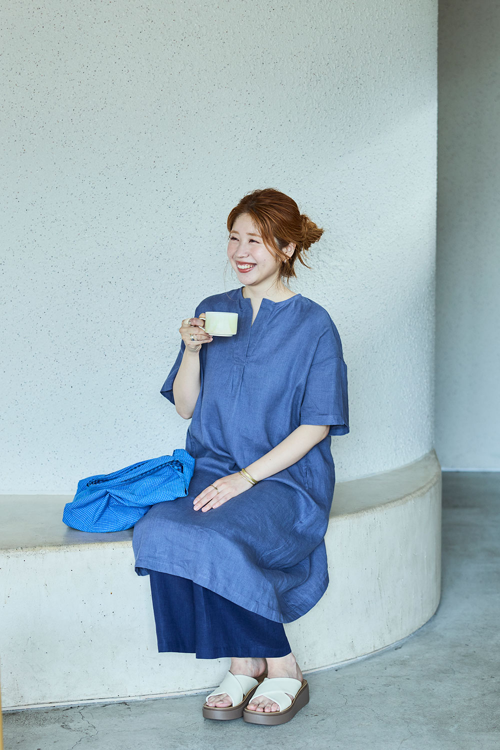 fog linen work LWC061-1193 地獄ガ 衣裳 *ブルーフュメ*