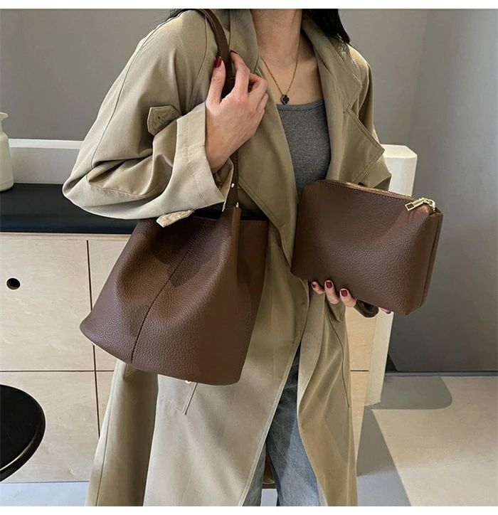トートバッグ キューブバッグ バッグインバッグ 2way ショルダーバッグ