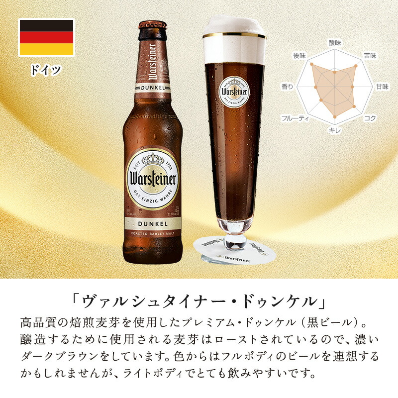 ドイツヴァルシュタイナー Warsteiner 缶330mlビールお試し 12本