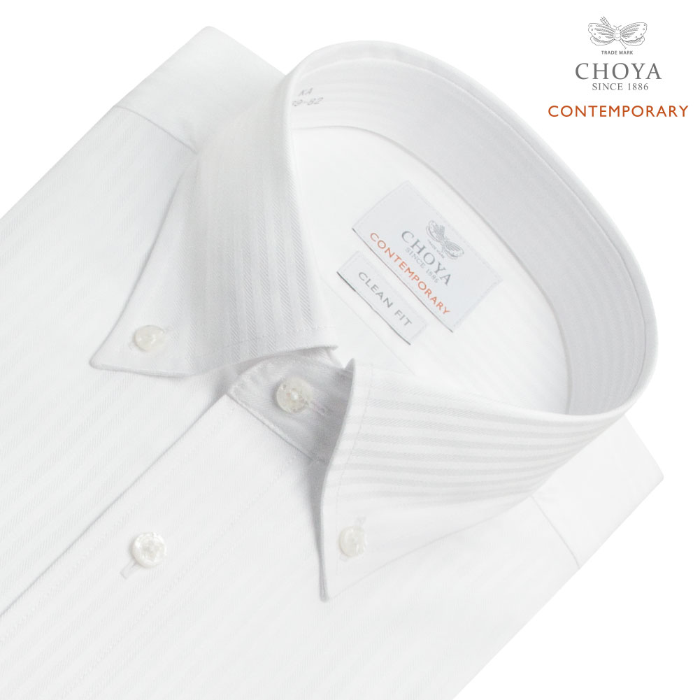 楽天市場】CHOYA CONTEMPORARY ワイシャツ 白 メンズ 長袖 綿100