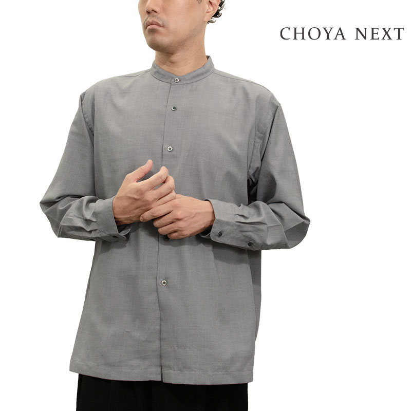 楽天市場】シャツ カジュアルシャツ スタンドカラー バンドカラー