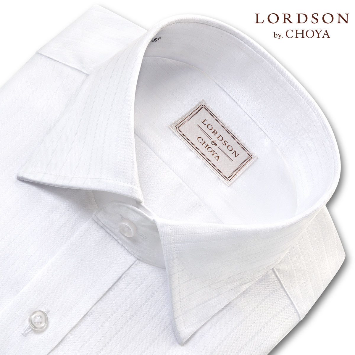 最新の激安 Lordson By Choya 長袖 ワイシャツ メンズ ワイドカラー 形態安定加工 ホワイト ドビーオルタネイトストライプ 綿１００ de 在庫あり 即納 Bolshakova Interiors Com