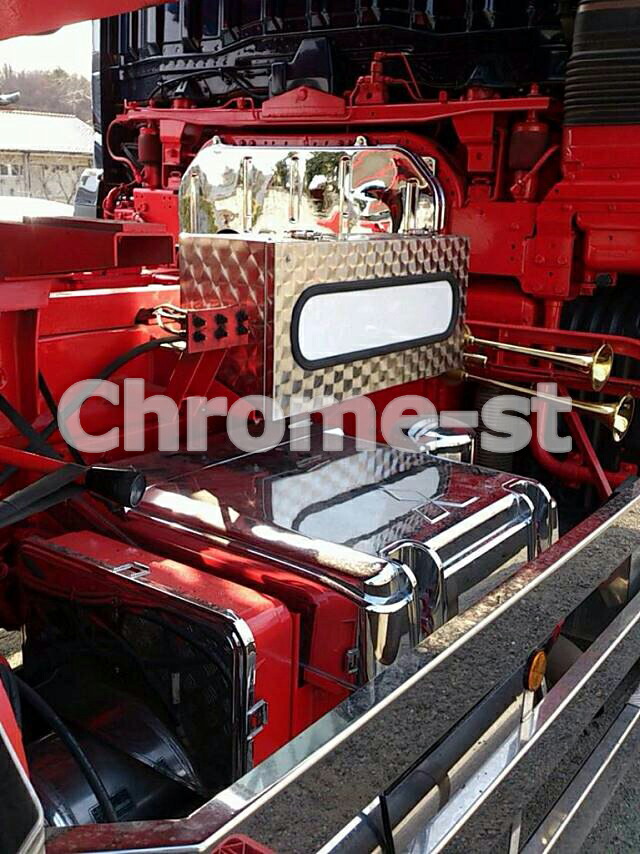 楽天市場】FUSO スーパーグレート トラニオンカバーBタイプ 左右セット