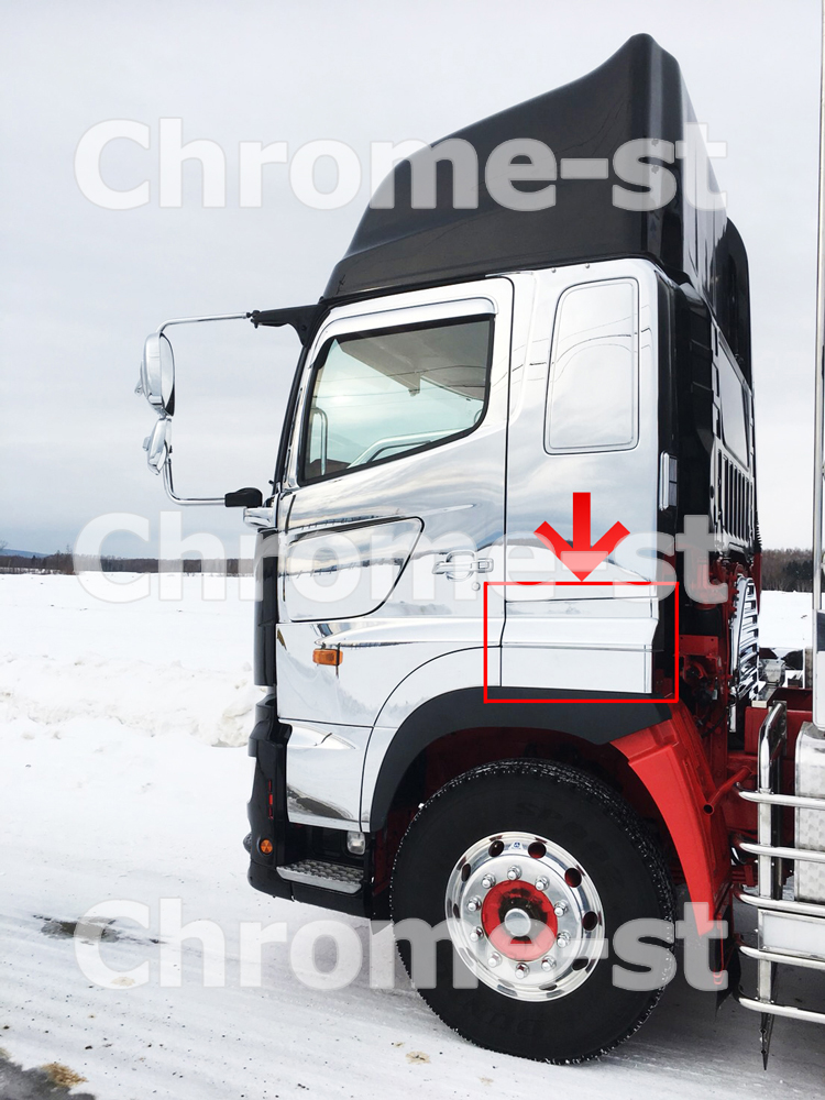 楽天市場】HINO 17プロフィア マッドガード 左右セット☆高級
