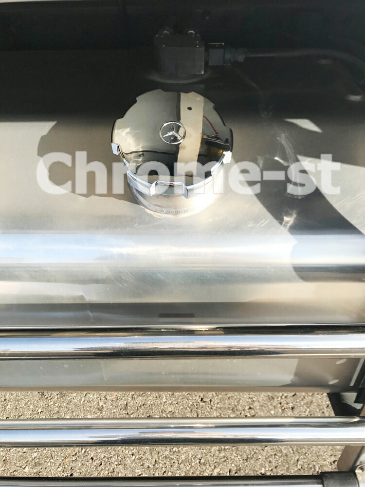 FUSO 17スーパーグレート　燃料タンクキャップ　200リットル・400リットルタンク用★高級クロームメッキ仕様★ | クロムステーション