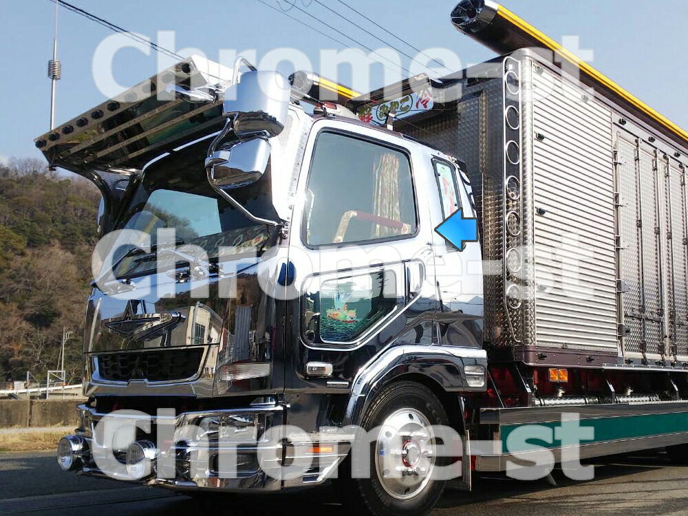 楽天市場】FUSO ファイター【増トン車用】 アンダーミラーステー