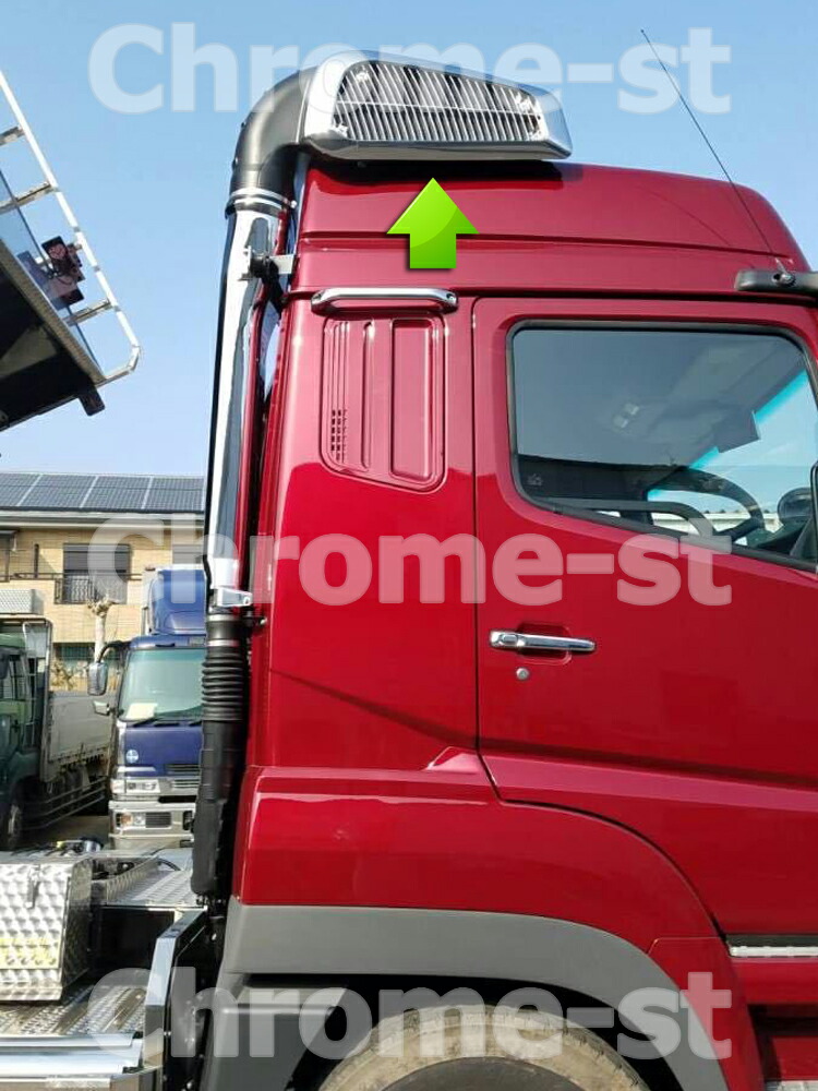 楽天市場】FUSO スーパーグレート エアークリーナーダクト上部