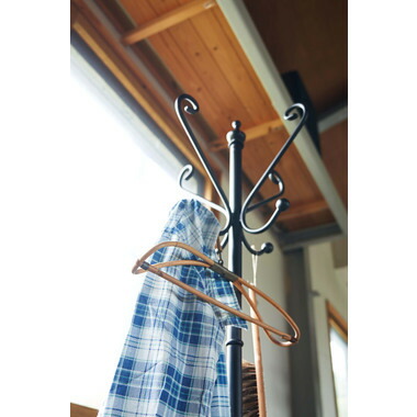 最大52 Offクーポン ワイヤーポールハンガーラック 幅54 奥54 高175ｃｍ コートハンガー パイプハンガー ブラック ホワイト 黒 白 おちゃれ スリム アンティーク風 Fucoa Cl