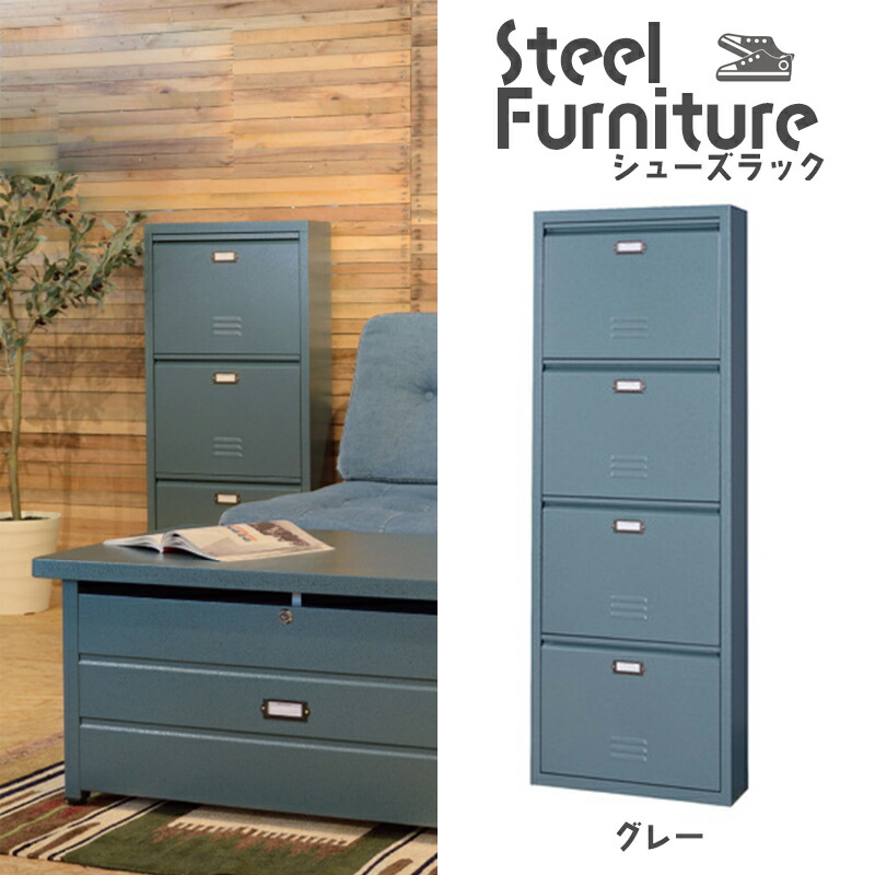 スチール製 3段ロッカー グレー×2 DULTON ONLINE SHOP | STEEL LOCKER 3 DOOR MOSS GRAY(3 DOOR MOSS