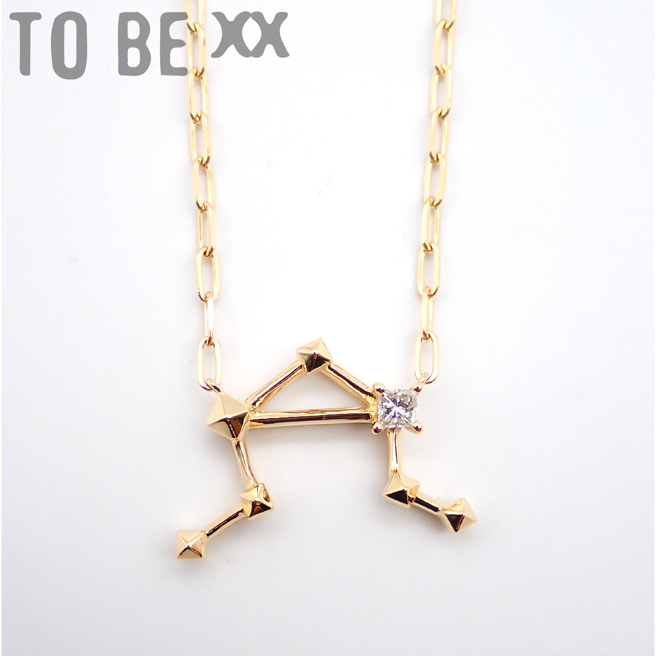 竿秤座 Necklace 1point Diamond / K18YG