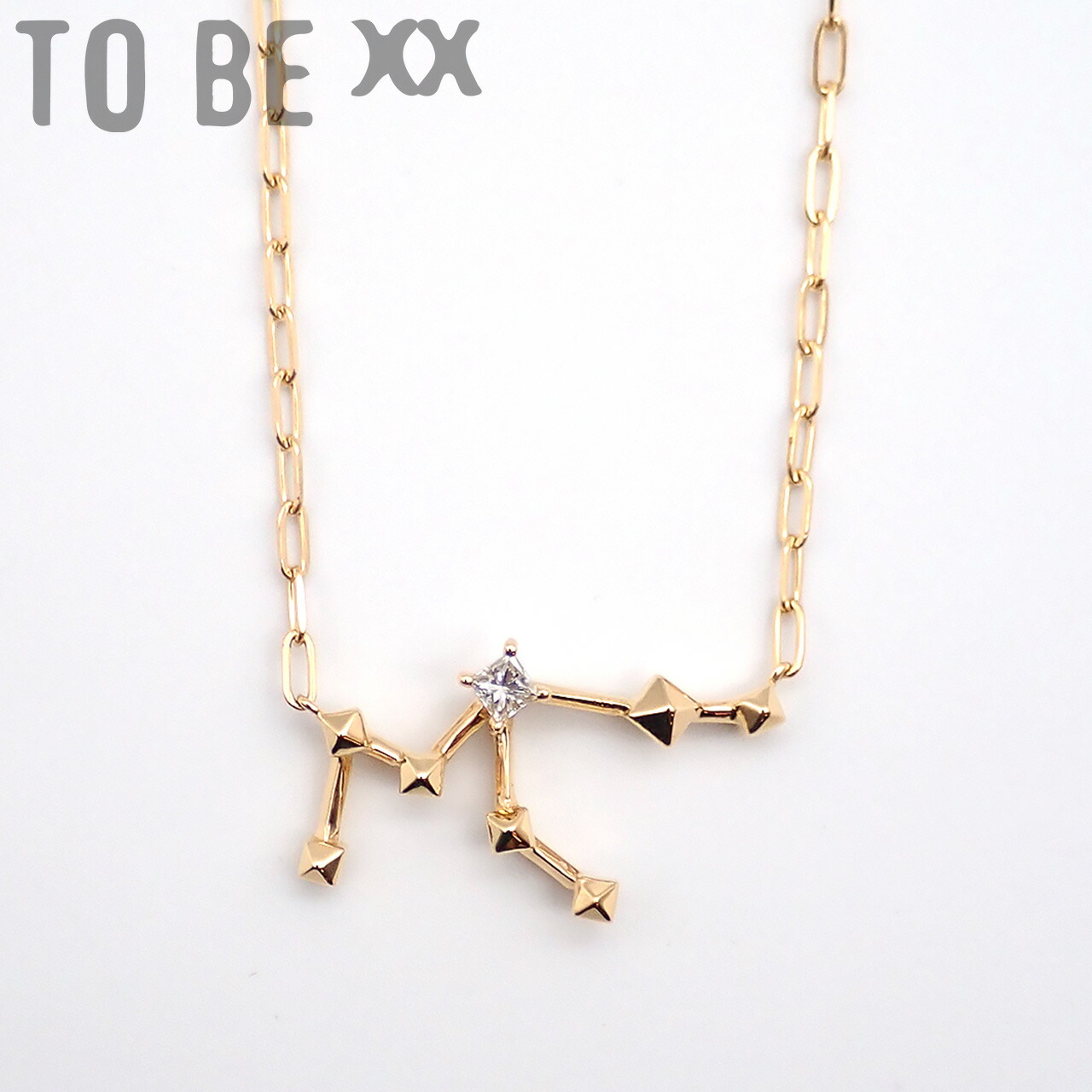 水瓶座 Necklace 1point Diamond / K18YG