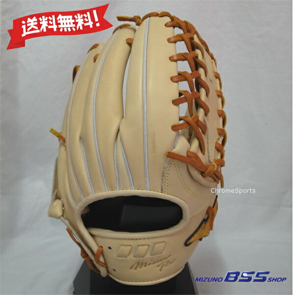 MIZUNO PRO 硬式 グローブ 外野手用 サイズ18N 1AJGH29807-8059 ブロンド×コルク 5DNAテクノロジー BSS限定 センターポケット普通 グラブ ミズノプロ