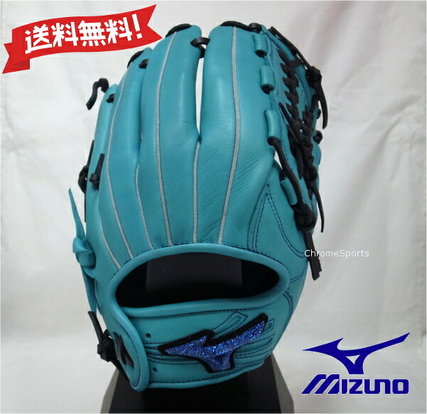 ミズノ 展示会限定 軟式用 グラブ オールラウンド用 サイズ10 1AJGR35700-3909 ヒスイ&times;ブラック WILL DRIVE BLUE 右投げ グローブ MIZUNO｜Chrome Sports