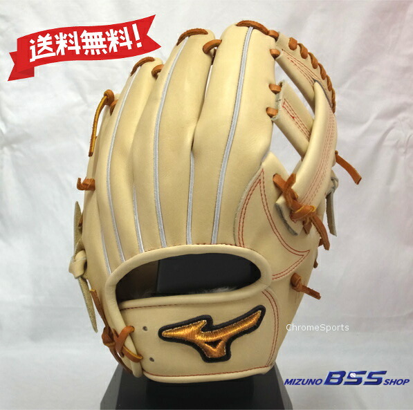 ミズノプロ 軟式用 グラブ 内野手用 サイズ9 1AJGR31123-8049 ブロンド×コルク Classic BSSショップ限定商品 右投げ グローブ MIZUNO PRO|Chrome Sports