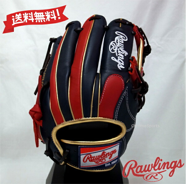 ローリングス  軟式  グローブ 内野手手用 大いさ11.25 GR6HTCN62  米国海軍/スカーレット HYPER TECH COLOR SYNC N62 右投げ用 地球儀 Rawlings