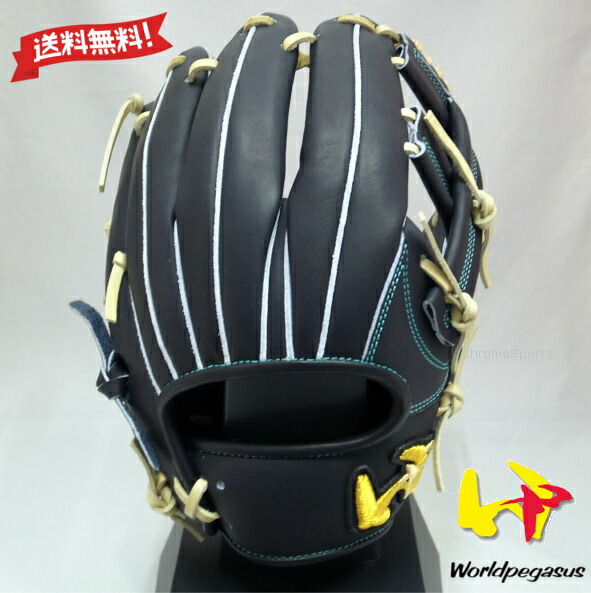 ワールドペガサス 硬式用 グラブ 内野手用 サイズ7 WGKGPT65-9507 Nブラック/キャメルブラウン グランドペガサスTOP 右投げ グローブ WORLD PEGASUS