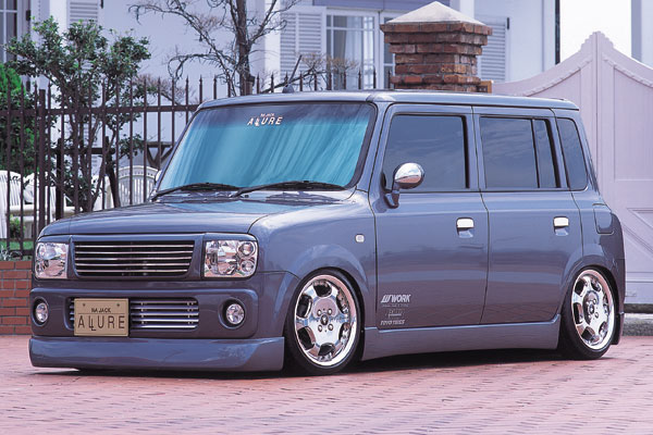 HE21Sラパン用　サイドステップ ライブスポーツ」ラパン SS（HE21S）用サイドステップ（塗装可