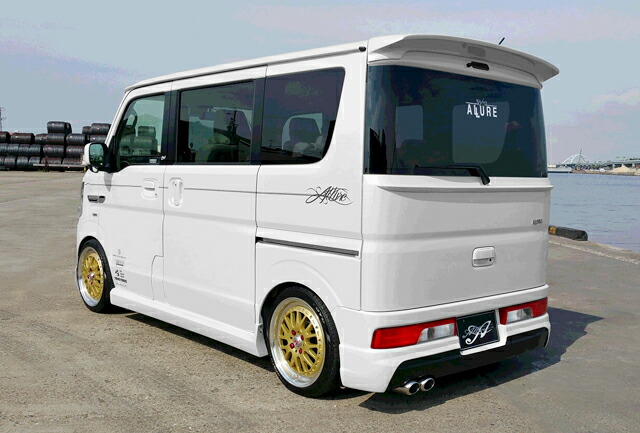 エブリィワゴン DA17W リアハーフスポイラー 2色塗装済 アリュール/ALLURE