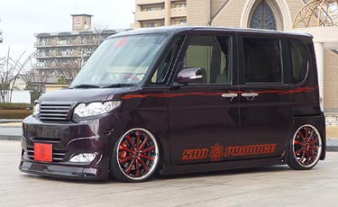 楽天市場】タント カスタム L375S 前期 フロントグリル 塗装済 翔