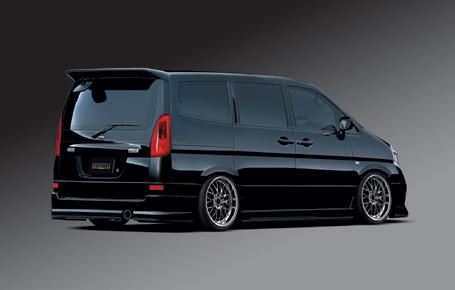 セレナ C24 MC前 リアハーフスポイラー URBAN ケンスタイル