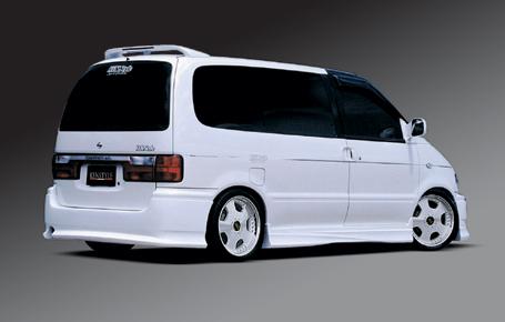 セレナ C23 タイプ2 リアハーフスポイラー ISM ケンスタイル