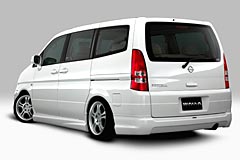 セレナ H13.12~H17.5 MC後 リアハーフスポイラー SPORTIVO ジアラ|クロノコーポレーション店