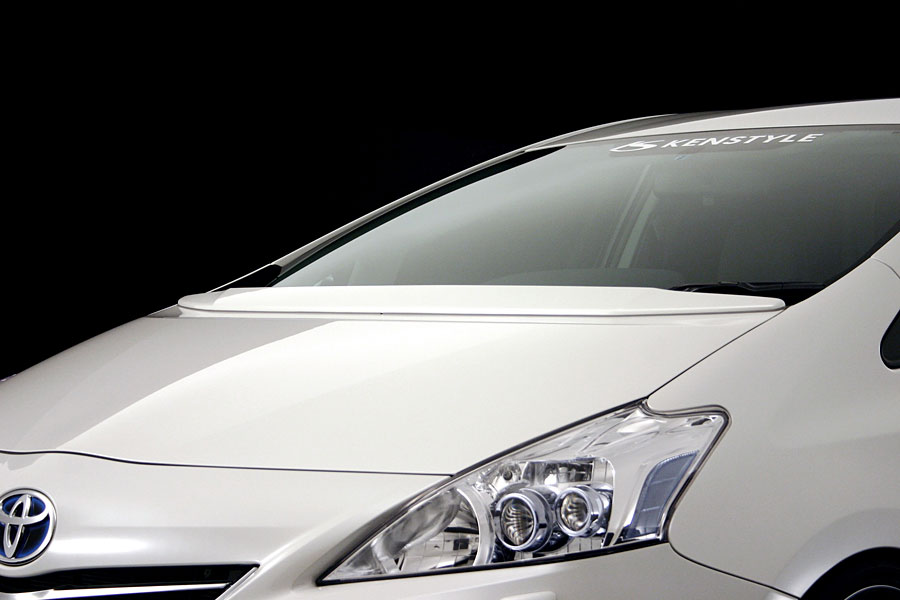 プリウスα ZVW40W/41W 前期 ボンネットスポイラー KENSTYLE NEXT ケンスタイル