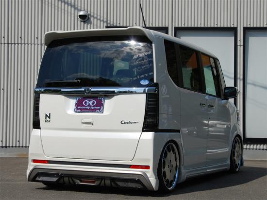 楽天市場】バタフライシステムN BOX カスタム JF1 GLANZ リアハーフ
