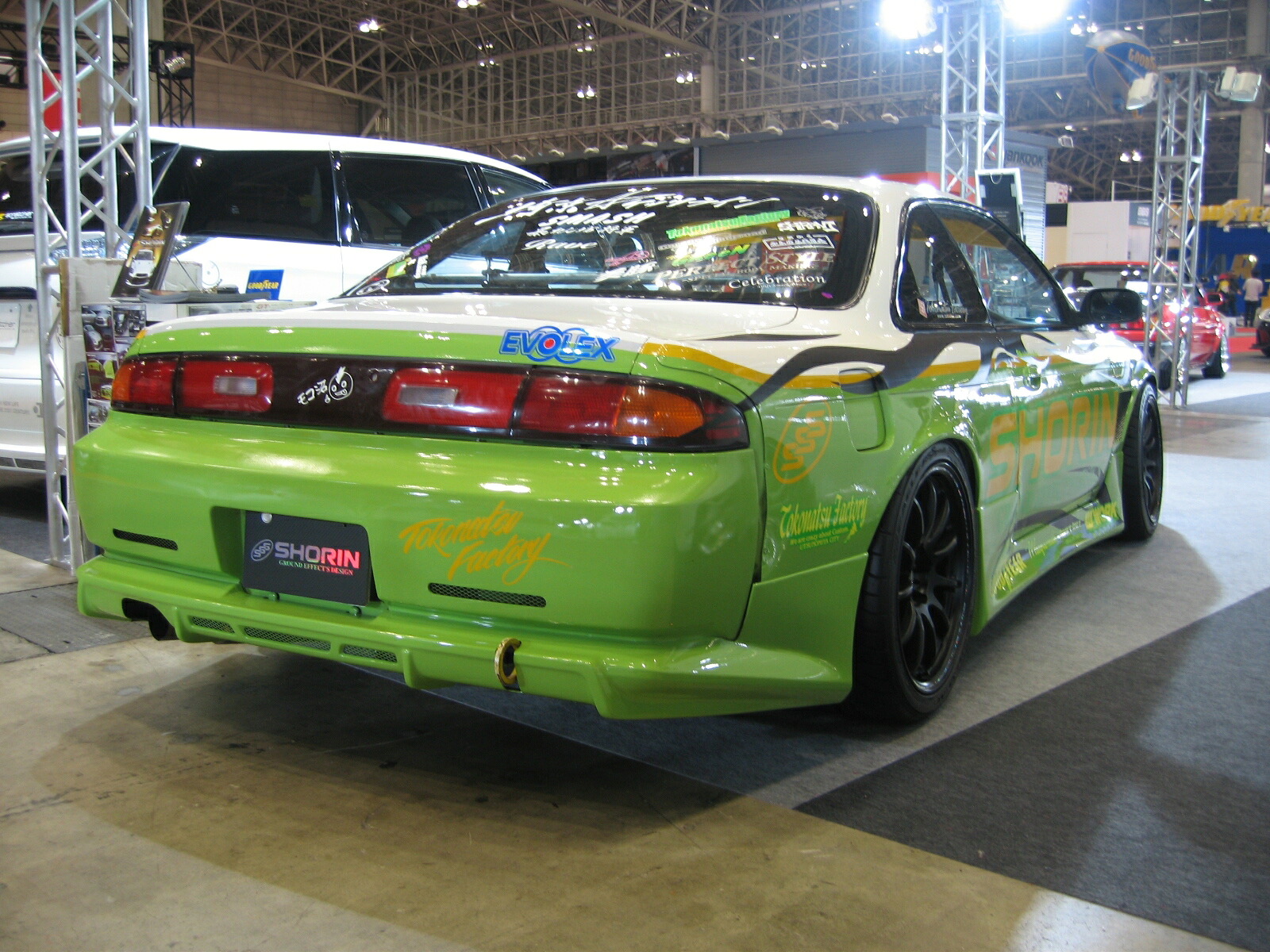 シルビア S14 前期 リアハーフスポイラー 塗装済 SHORIN/ショーリン