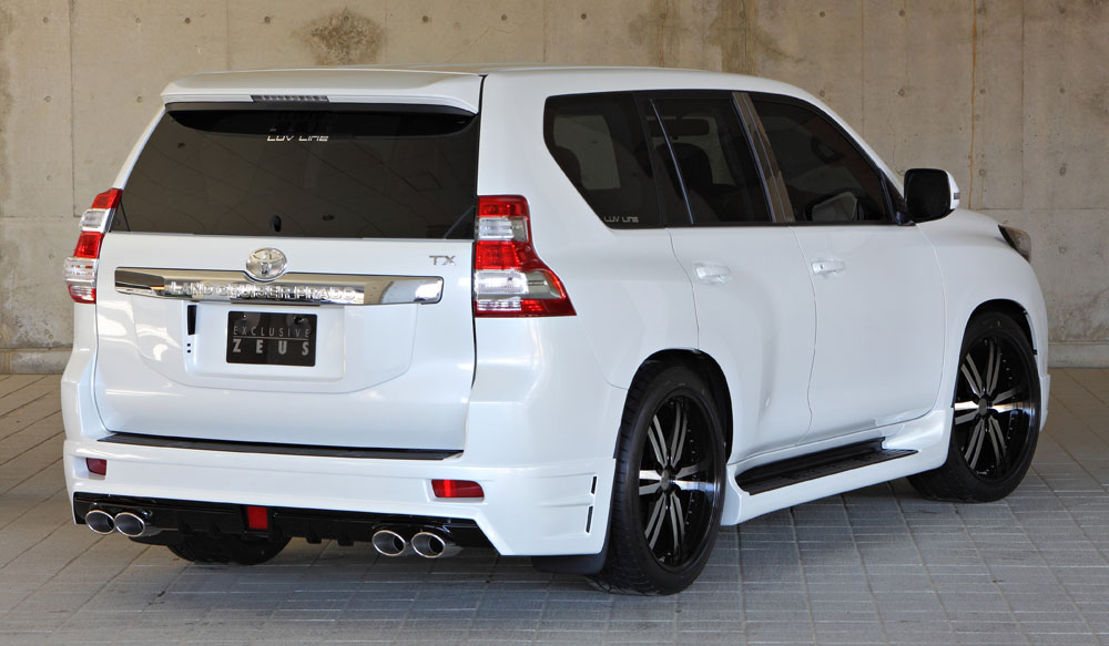 ランドクルーザープラド GRJ15#/TRJ15# 後期 リアアンダースポイラー 塗装済 ゼウス ラヴライン