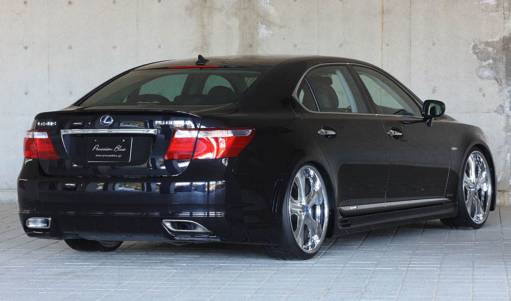 レクサス LS600h/600hL(UVF45/46)・LS460/460L (USF40/41) 前期 トランクスポイラー 塗装済 ゼウス Prussian Blue