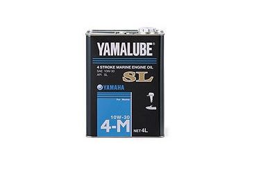 4循環過程(揮発油)米国海兵隊員油絵の具SL 10W-30 1本 4L スチール写真缶 【製造業者品番：907907151200】 YAMAHA/ヤマハ