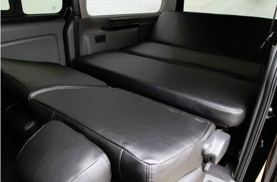 NV350 キャラバン専用 プレミアムGX（パワースライド無）　ダブルリクライニングベッドキット シンケ/SHINKE ※個人宅様配送不可