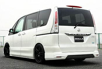 セレナ C26 ハイウェイスター 前期 リアハーフスポイラー SPORTIVO GIALLA/ジアラ