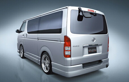 ハイエース KDH200V/TRH200V リアハーフスポイラー 塗装済 URBAN ケンスタイル