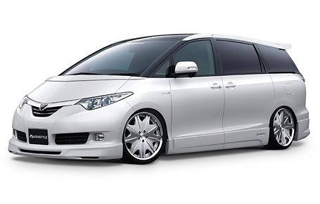 エスティマ・ハイブリッド AHR20W MC前 ボンネットスポイラー 塗装済 ケンスタイル
