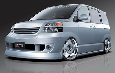 ヴォクシー AZR60G/65G MC前 フロントバンパースポイラー 塗装済 EIK ケンスタイル