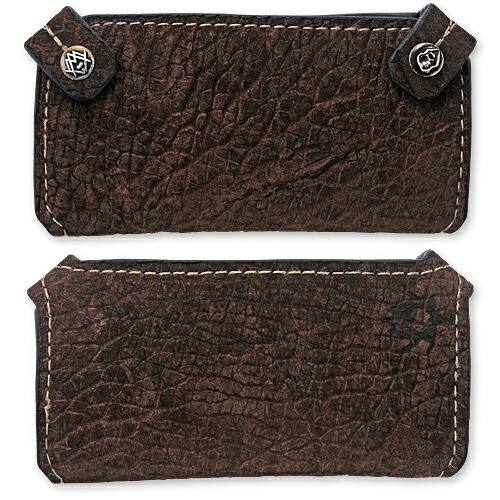 【ACE METAL WORKS　エースメタルワークス　WALLET　ウォレット　財布】AMWウォレット/ケープバイソン/ブラウン#01【送料無料】