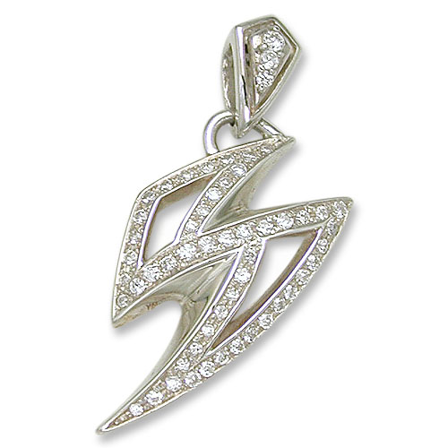 【KING LIMO キングリモ Pendant ペンダント】ライトニングペンダントw/パヴェCZ【送料無料】|CHRONO店
